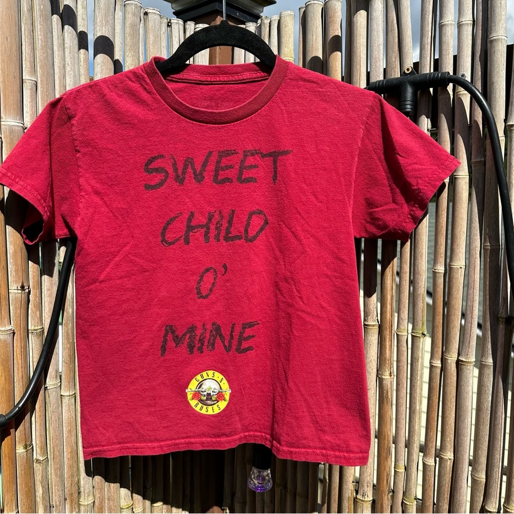 Guns N Roses Sweet Child Of Mine Red Youth Small